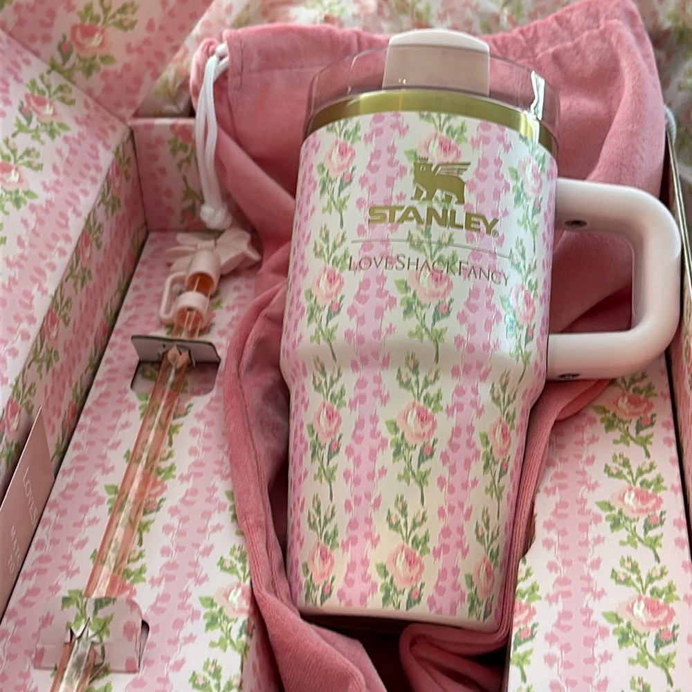 Blooming heirloom Love Shack Fancy limited edition Stanley 20oz cup